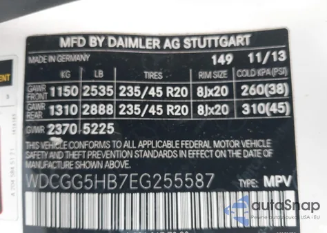 2014 Mercedes-Benz Glk 350 z USA, uszkodzony, nr VIN WDCGG5HB7EG255587